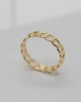 Chain Link Ring Rings P&K Yellow gold 6