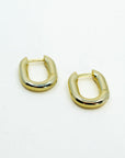 Mini Lea Link Huggies Earrings P&K Yellow Gold