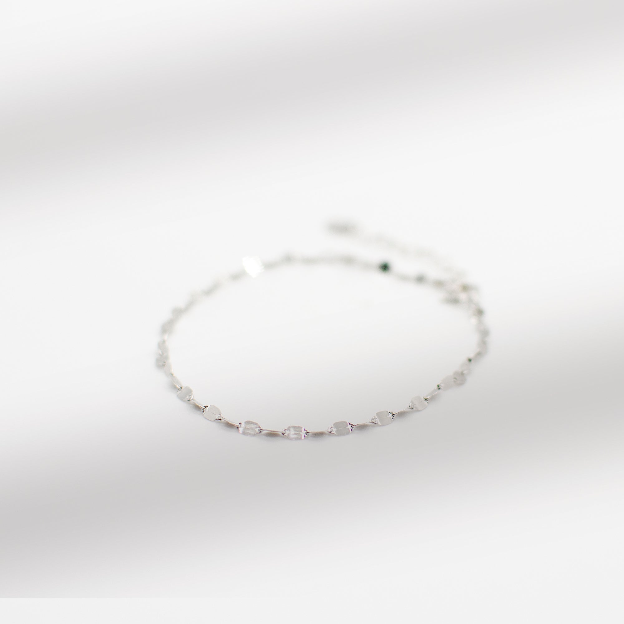 Shimmer Coin Bracelet Bracelets P&K Silver