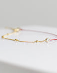 Half and Half Bracelet Bracelets P&K Red/Gold