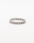 Mini Chain Ring Rings P&K Silver 5