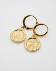 Wax Seal Huggie Earring Earrings Katie Waltman Jewelry