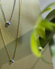 Teeny Tiny Enamel Eye Necklace Necklaces P&K