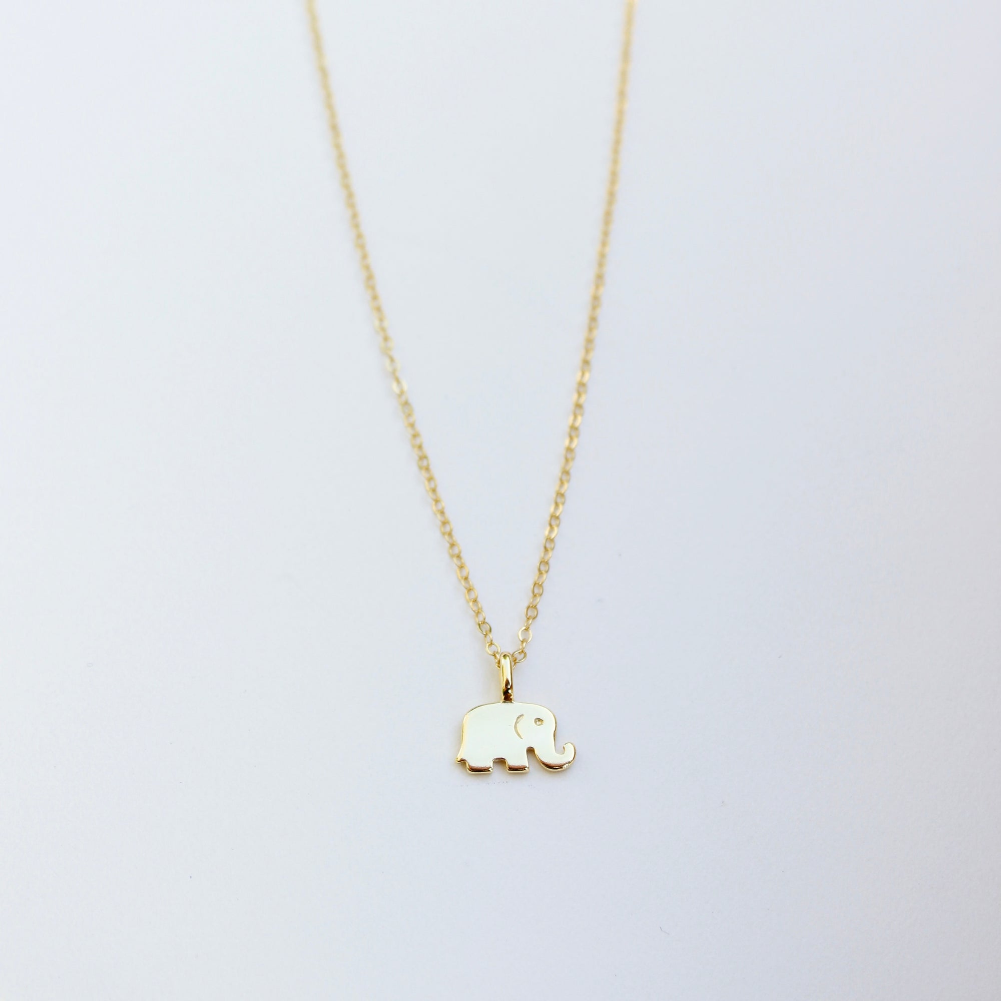 Baby Elephant Necklace Necklaces P&K