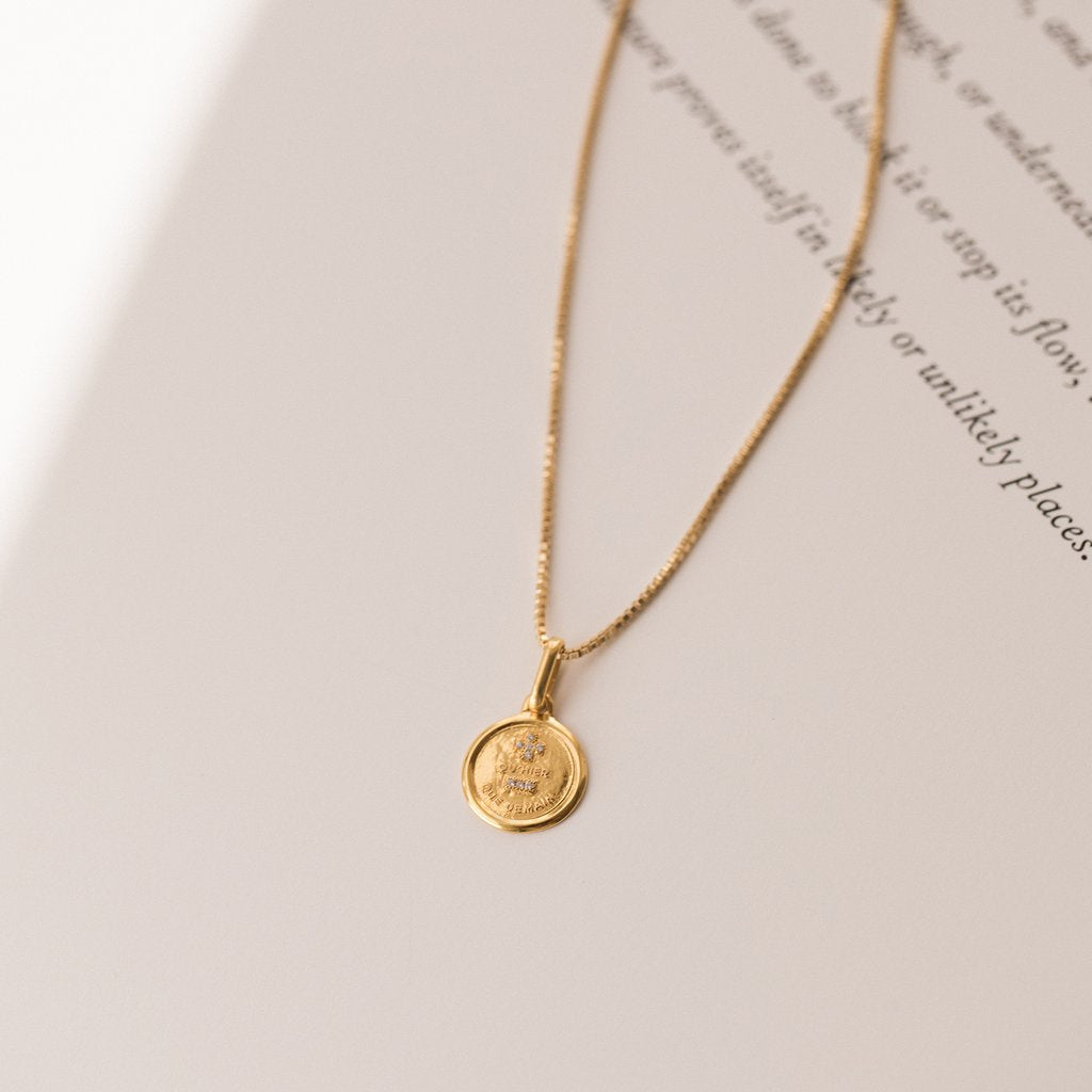 Love Token Necklace | Round Necklaces Leah Alexandra