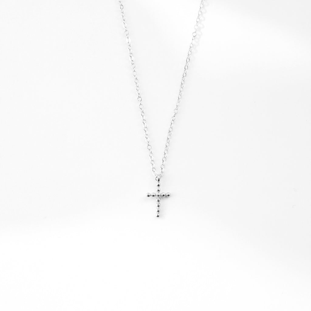 Beaded Cross Necklace She's Unique