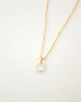 Sofia Slice Necklace | Moonstone Necklaces Leah Alexandra