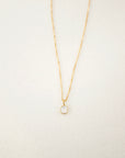 Sofia Slice Necklace | Moonstone Necklaces Leah Alexandra