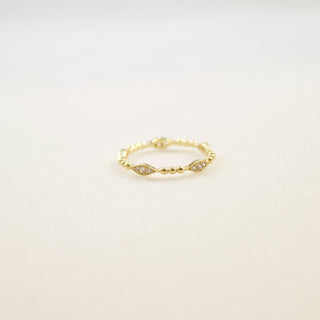 Marquis Partitioned Ring Rings P&K Yellow gold 5 