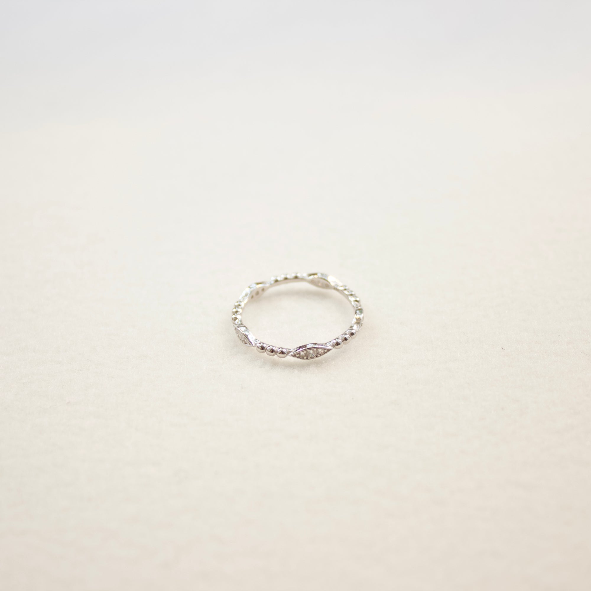 Marquis Partitioned Ring Rings P&K Silver 6