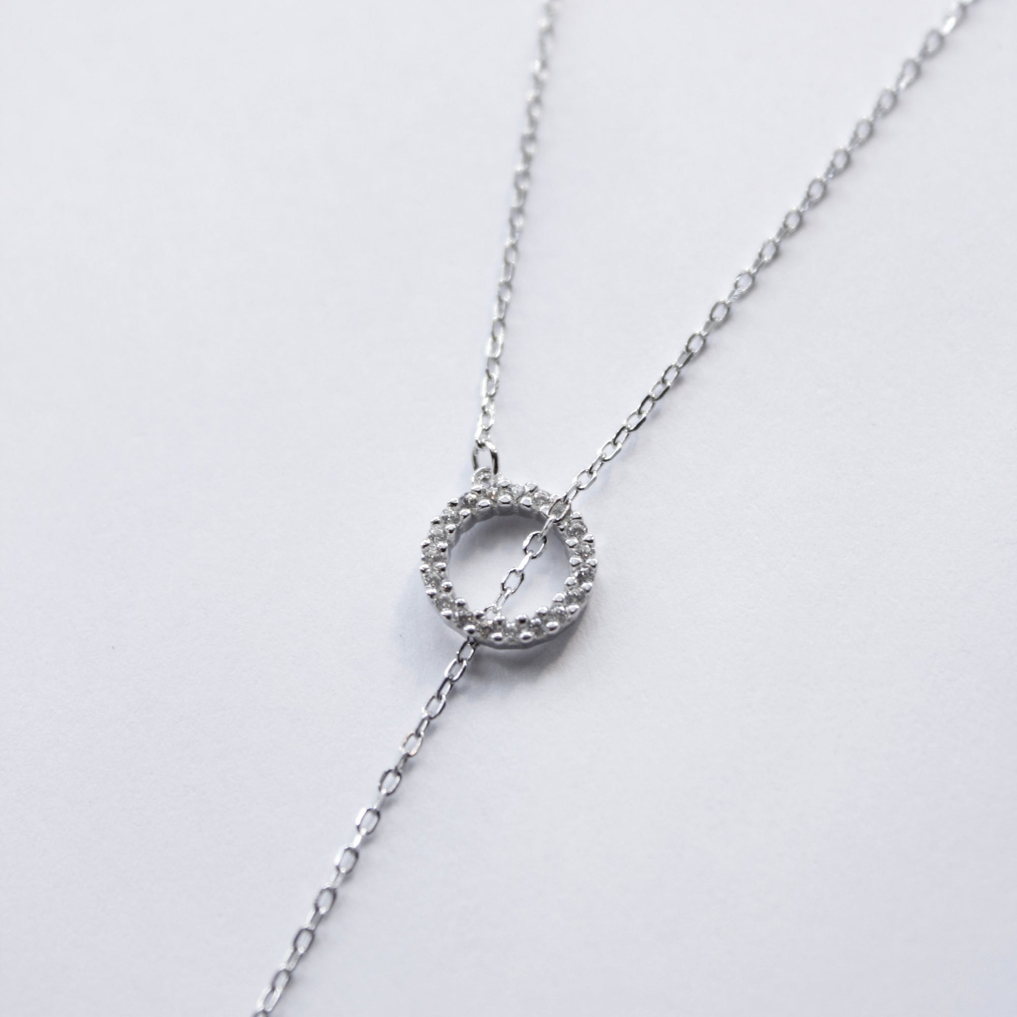 Emily Pull Through Bar Lariat Necklaces P&K