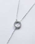 Emily Pull Through Bar Lariat Necklaces P&K