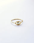 Blue Opal Eye Ring Rings P&K