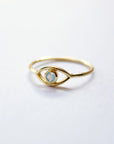 Blue Opal Eye Ring Rings P&K 6