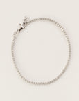 Leslie Crystal Tennis Bracelet Bracelets P&K Silver