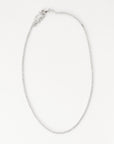 Leslie Crystal Choker Necklace Necklaces P&K Silver