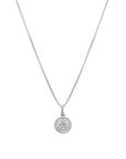 Love Token Necklace Round | Silver Necklaces Leah Alexandra
