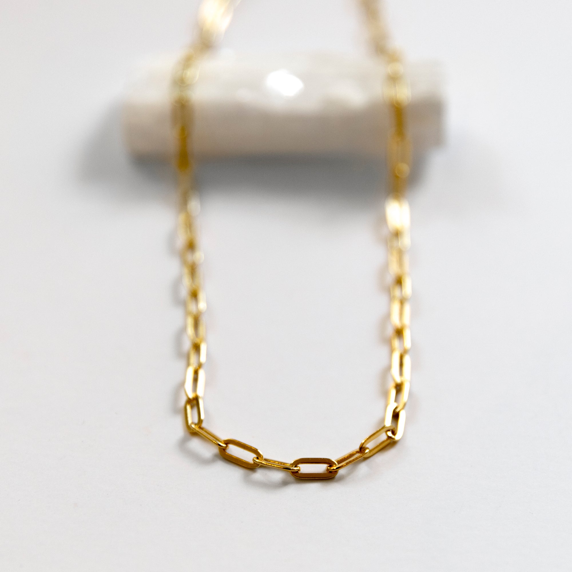 Links Necklace Necklaces P&K Yellow Gold 13-16"