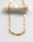 Links Necklace Necklaces P&K Yellow Gold 13-16"