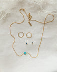 Tiny Gold Hoop Earring | 14K | Single Earrings P&K