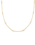 Floatesse Necklace | White CZ Necklaces Leah Alexandra