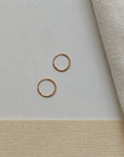 Tiny Gold Hoop Earring | 14K | Single Earrings P&K