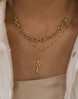 Sofia Slice Necklace | Pink Sapphire Necklaces Leah Alexandra