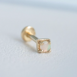 14K Flat Back Studs