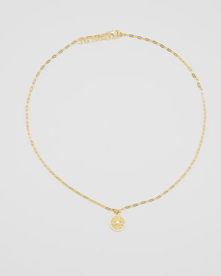 Open Eye Coin Necklace