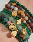 Ganesha Charm Jade Bracelet