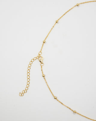 White Enamel Beaded Choker