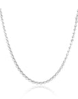 Kira Tennis Necklace | Silver