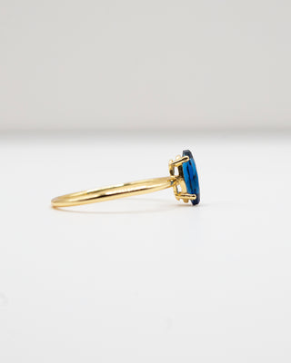 Sapphire CZ Marquise Ring