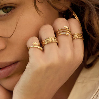Rose Wide Ring