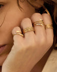 Rose Wide Ring