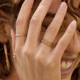Rose Wide Ring