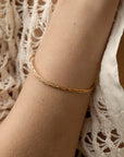 Rose Bangle Bracelet
