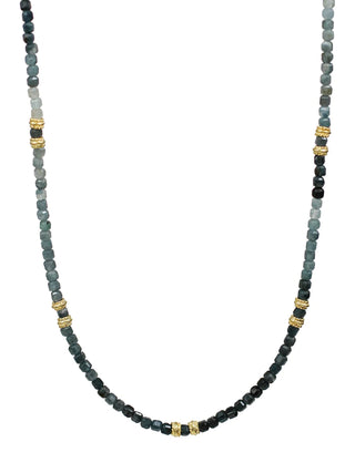 Nox Gemstone Necklace Necklaces Lulu Designs Grandidierite  