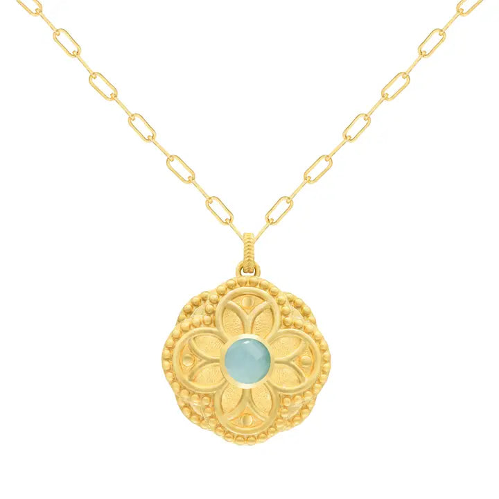 Eira Necklace | Aqua