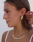 Coco Chunky Hoop Earrings Earrings Katie Waltman Jewelry   