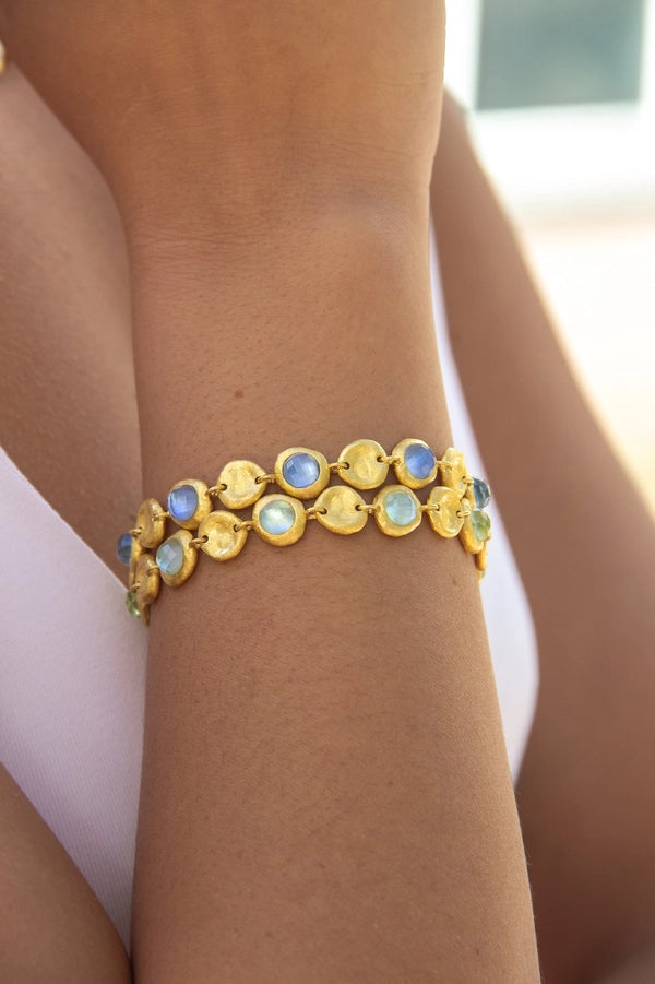 Aziza Stone Bracelet | Pearl