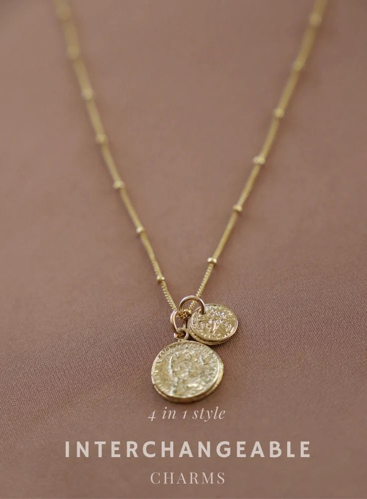 Coin Charm Necklace
