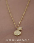 Coin Charm Necklace