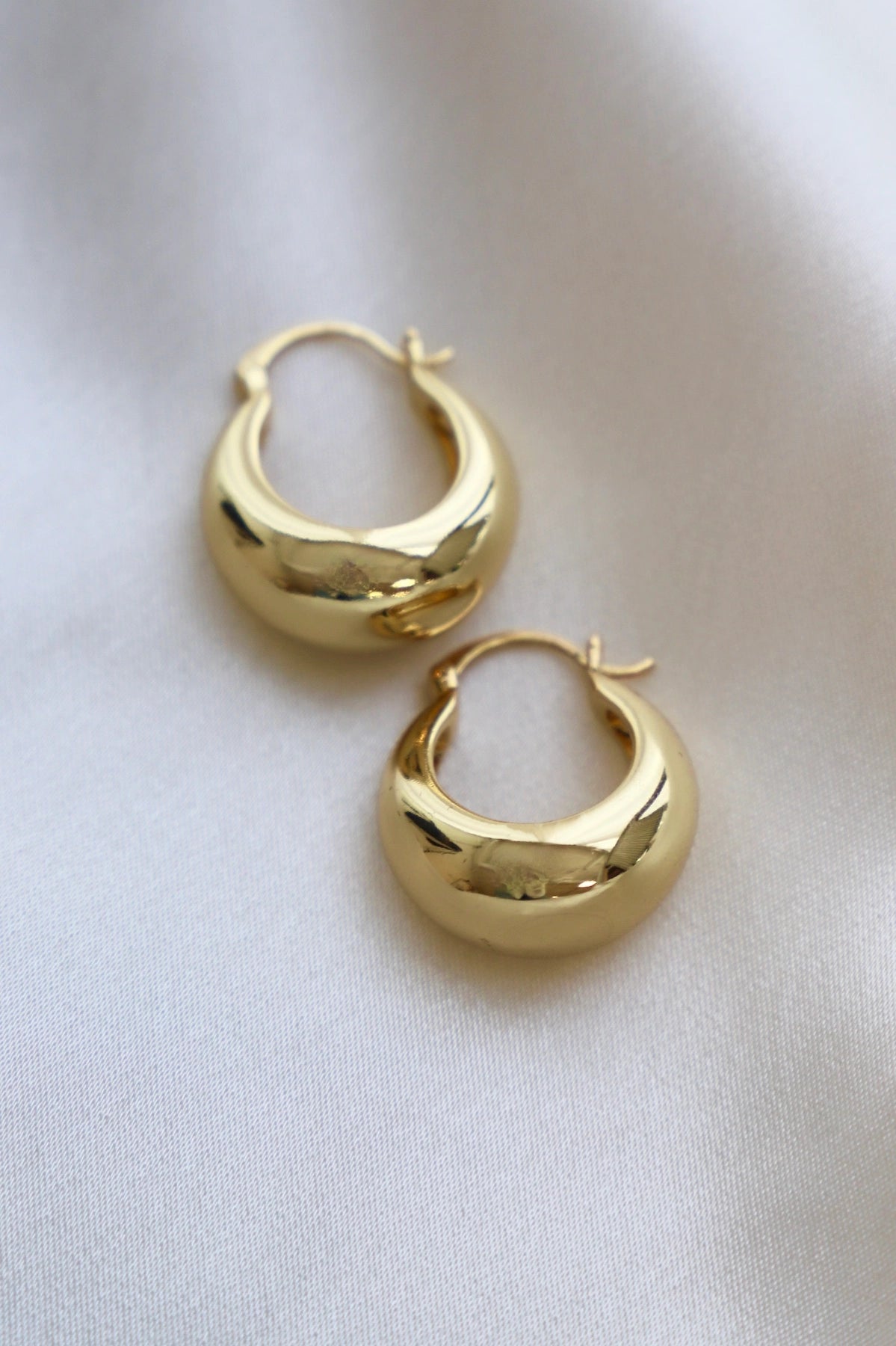 Coco Chunky Hoop Earrings Earrings Katie Waltman Jewelry   