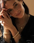 The Row Pearl Hoops