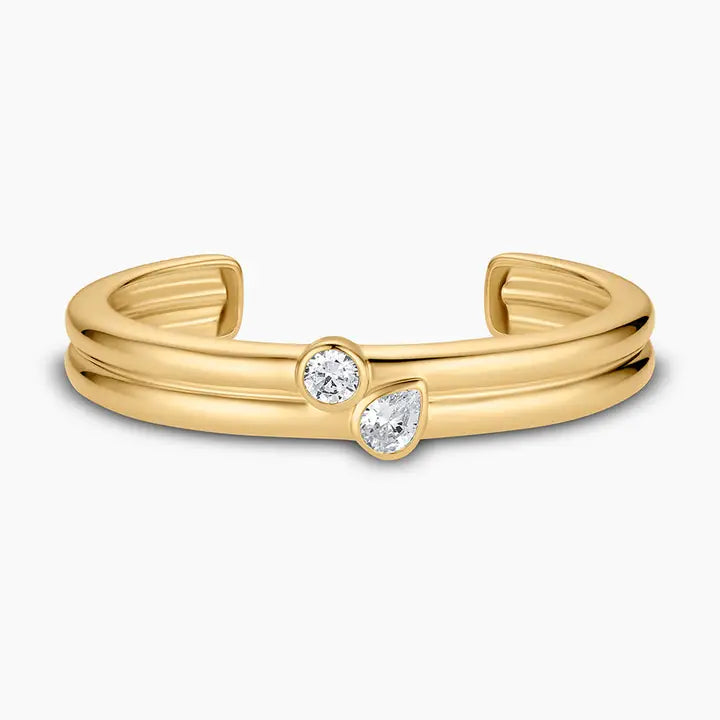 Gilda Crystal Cuff