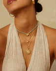 Enlightened Journey Lotus Charm Necklace
