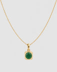 Deco Necklace | Green Onyx