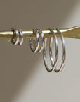Silver Standard Hoops | Small