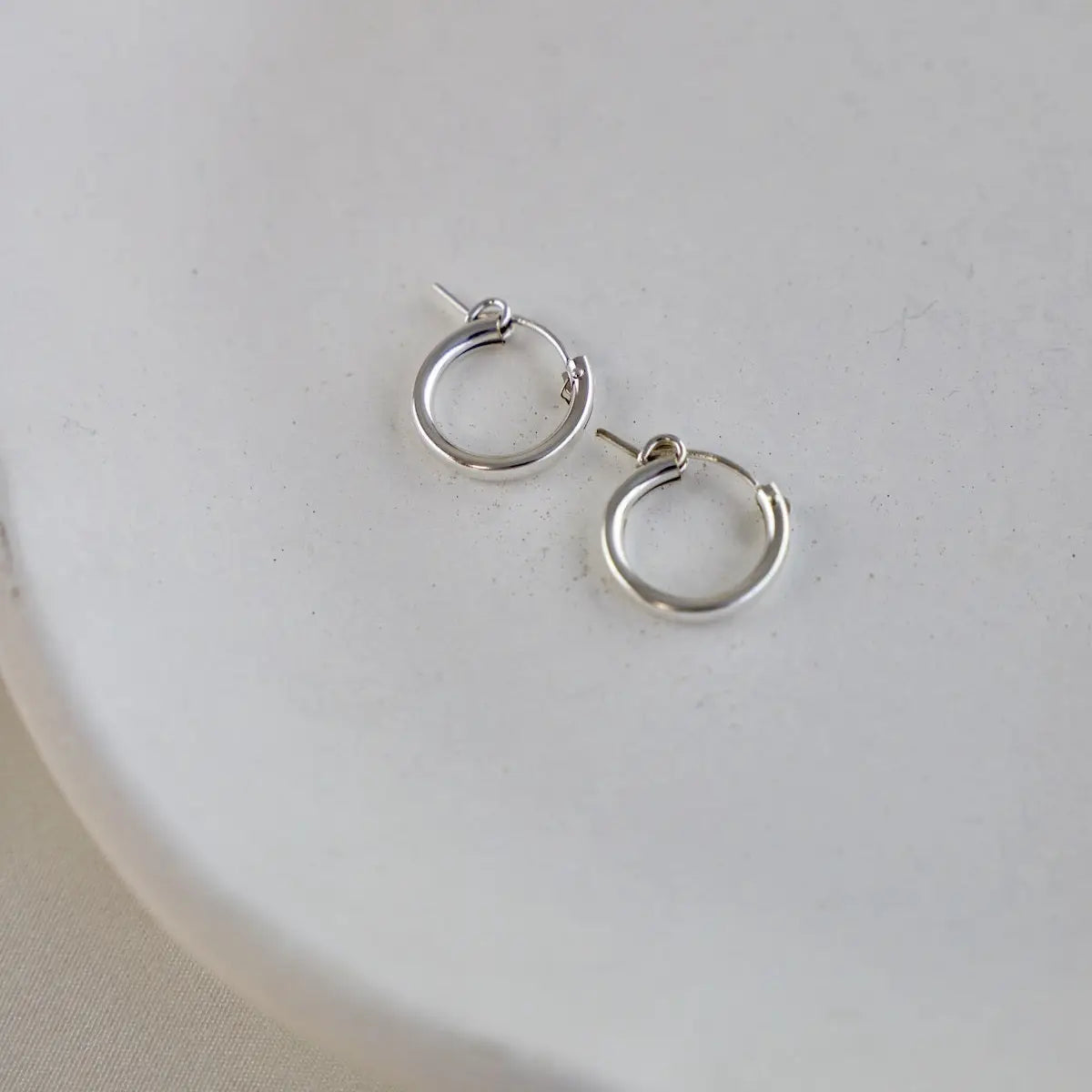 Silver Standard Hoops | Small